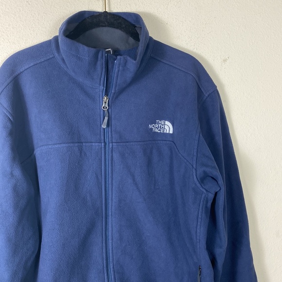 The North Face Fleece Blue Jacket. - Picture 2 of 4